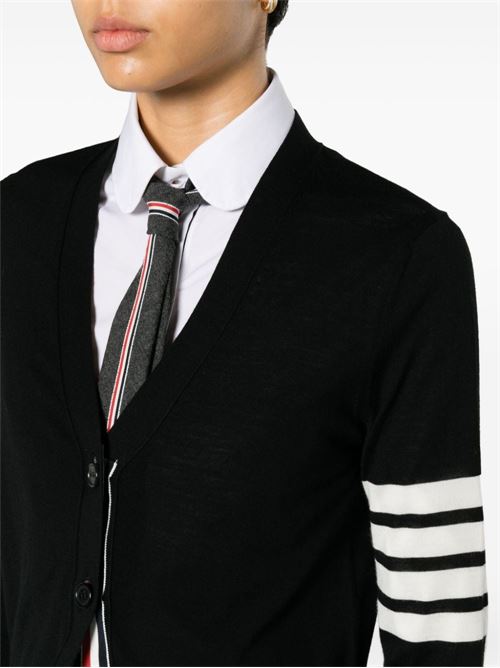 Cardigan con dettaglio a 4 righe THOM BROWNE | FKC334DY1014001